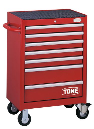 トネ(TONE) ローラーキャビネット WS207R レッド｜さくら組　店