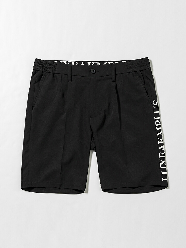 リュクスエイケイエムプラス LUXEAKMPLUS ゴルフ BASIC LOGO SHORT PANTS サイドロゴハーフスラックス LAB-23008｜AIMSGALLERY