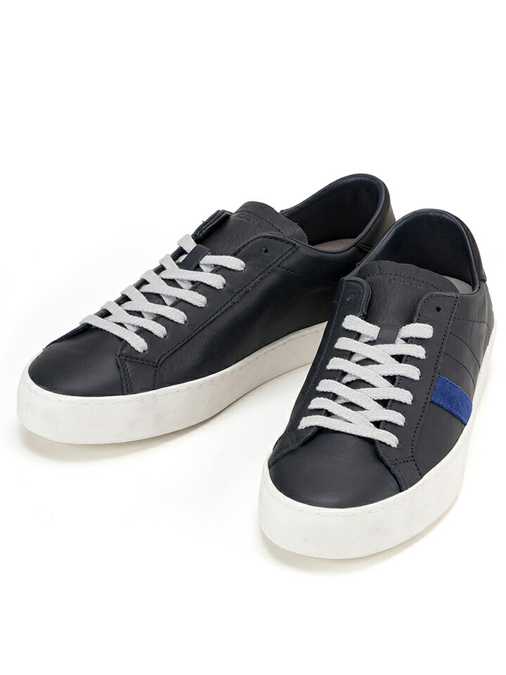 デイト D.A.T.E. メンズ HILL LOW CALF BLUE 吸血鬼置き目 スニーカー M391-HL-CA-BL