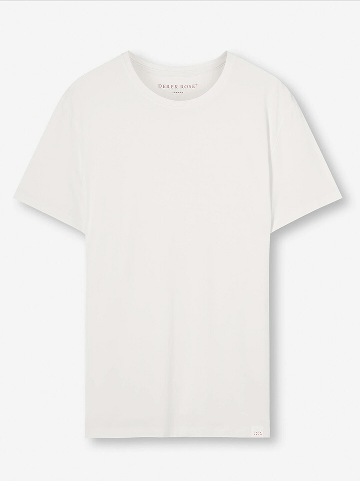 デレクローズ DEREK ROSE メンズ JERSEY TOP 日本別注 マイクロモダール ストレッチ クルーネックTEE 4530-BASE001
