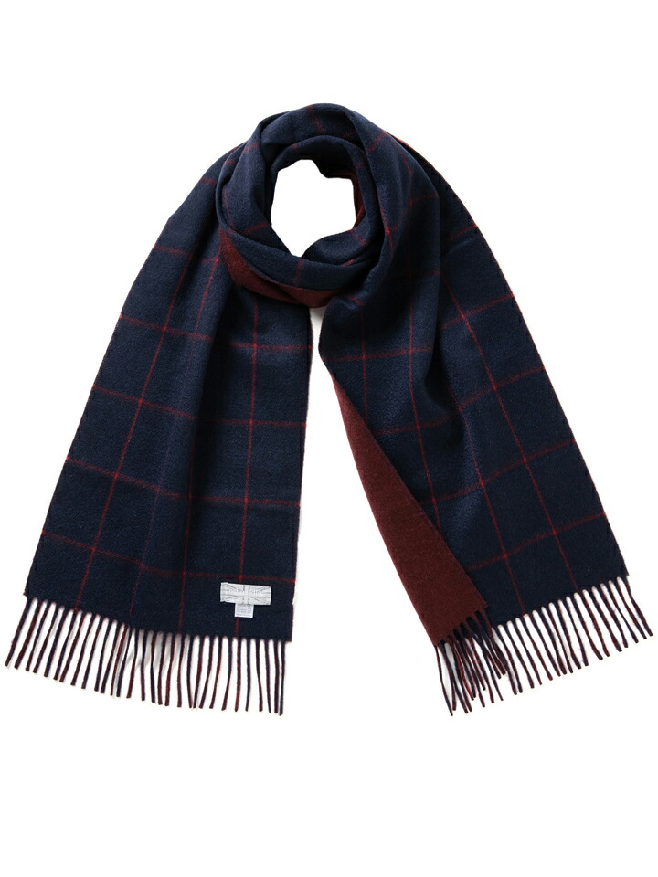 楽天市場】ジョシュアエリス ストール ネイビー グリーン メンズ