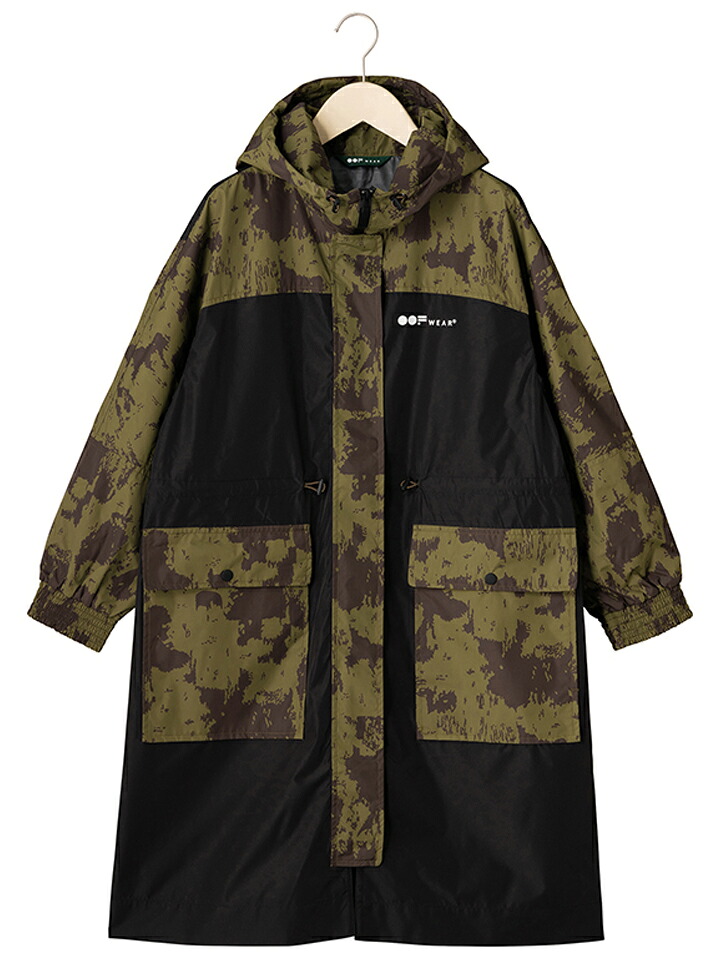 オーフウェア OOF WEAR レディース カモフラミックス ライトナイロンモッズコート 耐水 OFJA9141/OF15|AIMSGALLERY