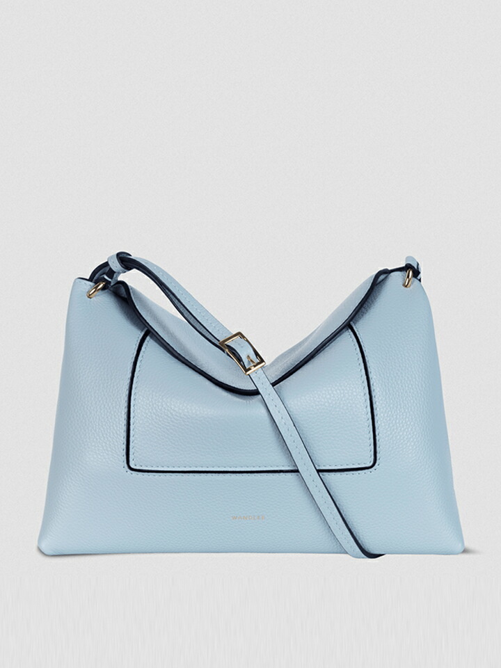 ワンドラー WANDLER レディース Penelope Slouch Bag SEA CRUST ライトブルー 25102-000148.2917|AIMSGALLERY