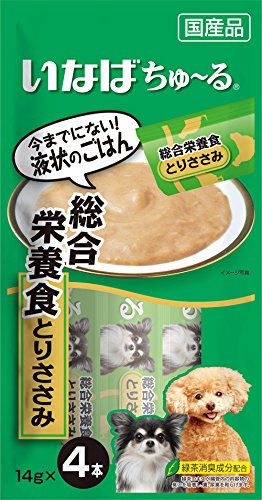 楽天市場 いなばペットフード 犬用ちゅーる 総合栄養食 とりささみ 14g 4本 D 105 アイム