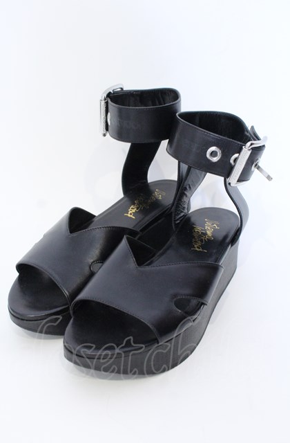 【Vivienne Westwood】 厚底サンダル 24cm ブラック M-2 Vivienne Westwood】 厚底サンダル 24cm ブラック M-2