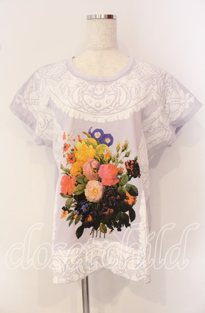 税込3980円以上買いもとめるで【貨物輸送無料】【USED】Vivienne Westwood / サティアフレームフラワープルオーバーヴィヴィアンウエストウッド ビビアンM ラベンダー 【中古】 O-25-09-28-020-ts-YM-ZH