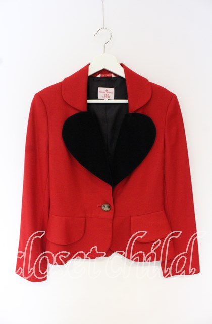 【美品】ヴィヴィアンウエストウッド★レッドレーベル★ラブジャケット★別珍★ベロア Vivienne Westwood ラブジャケット ベルベット 別珍