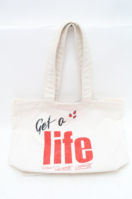 税込3980円以上購入で【送料無料】【USED】Vivienne Westwood / Get a Lifeトートバッグヴィヴィアンウエストウッド ビビアン オフ 【中古】 S-26-02-25-032-ba-AS-ZS