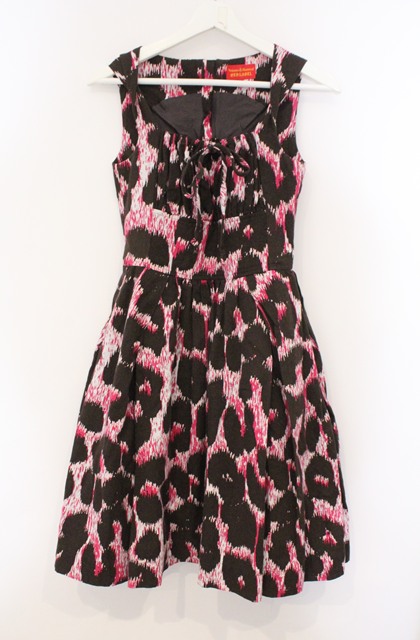 税込3980円以上購入で【送料無料】【USED】Vivienne Westwood / レオパードワンピース ヴィヴィアンウエストウッド ビビアン ピンク 【中古】 O-26-02-15-027-op-YM-ZH