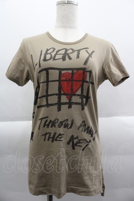 税込3980円以上購入で【送料無料】【USED】Vivienne Westwood / world's endタグTシャツ ヴィヴィアンウエストウッド ビビアン 白 【中古】 I-25-03-31-028-to-HD-ZI