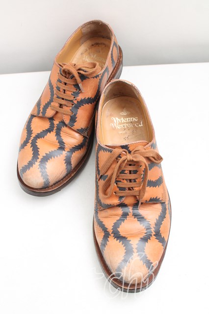 税込3980円以上購入で【送料無料】【USED】Vivienne Westwood / スクイグルシューズヴィヴィアンウエストウッド ビビアン 25 【中古】 H-24-06-23-017-sh-OD-ZH