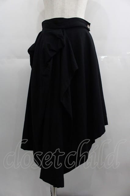 ☆Vivienne Westwood☆DRUNKEN DRAPE スカート Drunken Drape virgin wool midi skirt in multicoloured