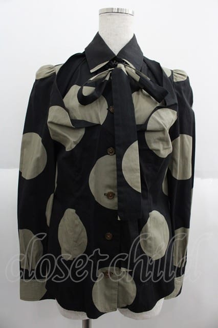 ヴィヴィアンウエストウッド MAN 中古 / BACK DRAPE シャツ F ブラック  O-25-05-18-003-bl-YM-OS ヴィヴィアンウエストウッド MAN 中古 / BACK DRAPE シャツ F