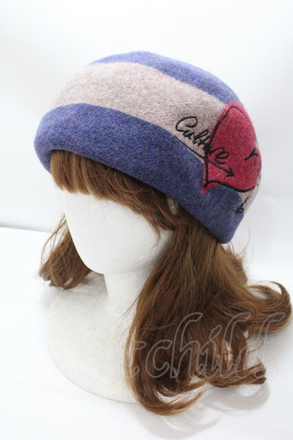 楽天市場】【中古】 Vivienne Westwood / オーブ刺繍ベレー帽