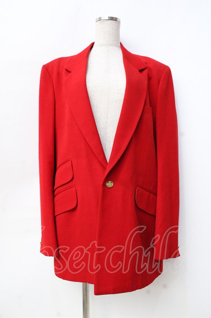 税込3980円以上買いもとめるで【貨物輸送無料】【USED】Vivienne Westwood / ベッティーナジャケットヴィヴィアンウエストウッド ビビアン38 赤いこと 【中古】 Y-25-09-17-036-jc-AS-ZY レディースファッション-コート・ジャケット