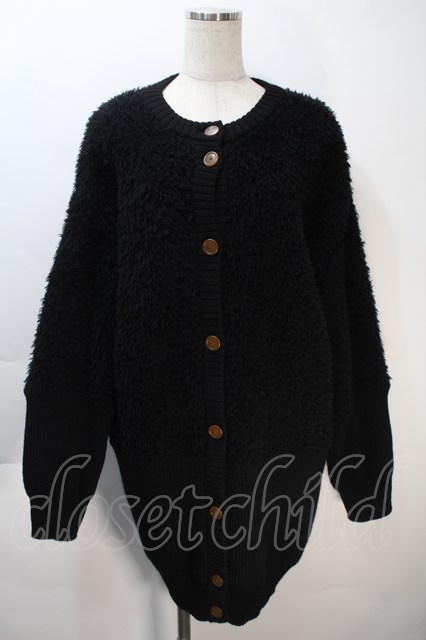 税込3980円以上買いもとめるで【貨物輸送無料】【USED】Vivienne Westwood / シャギーカーディガンヴィヴィアンウエストウッド ビビアン00 黒 【中古】 S-25-10-22-047-to-AS-ZS