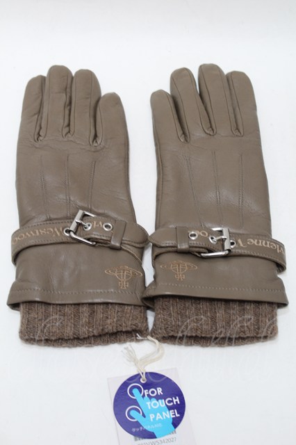 税込3980円以上購入で【送料無料】【USED】Vivienne Westwood / レザーグローブヴィヴィアンウエストウッド ビビアン ベージュ 【中古】 S-25-10-29-007-wa-AS-ZS｜closetchild