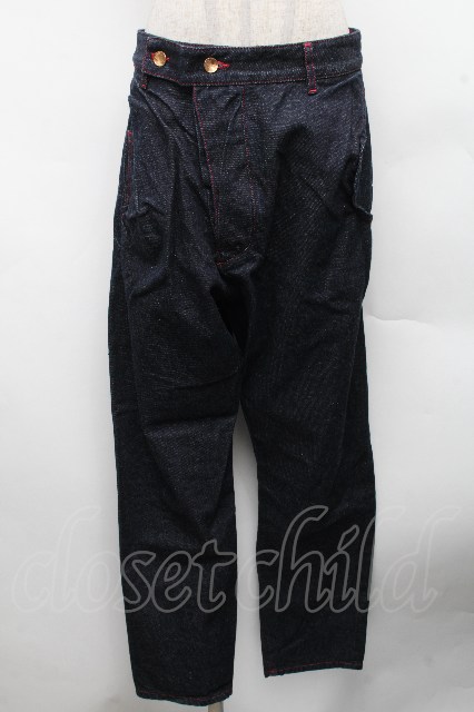 税込3980円以上買いもとめるで【貨物輸送無料】【USED】Vivienne Westwood / サルエルデニムパンツヴィヴィアンウエストウッド ビビアンXS インディゴ 【中古】 S-26-03-15-050-pa-HR-ZS