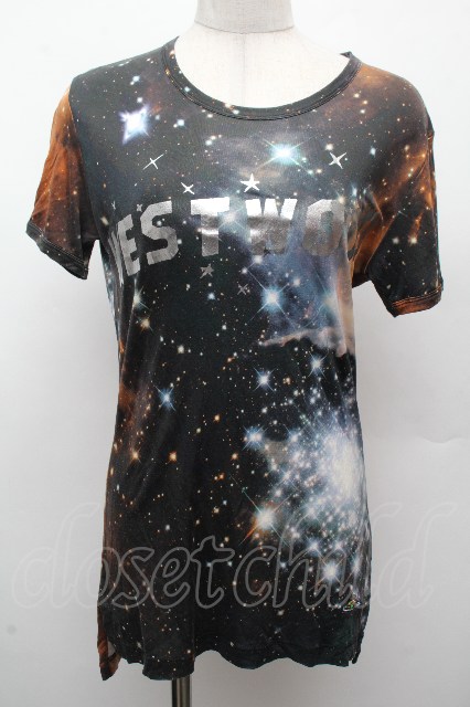 税込3980円以上購入で【送料無料】【USED】Vivienne Westwood / ギャラクシーTシャツヴィヴィアンウエストウッド ビビアンS 【中古】 S-26-04-12-041-to-AS-ZS｜closetchild
