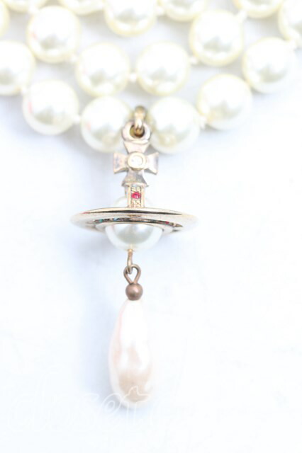 (中古)Vivienne Westwood 三連パールプリント 中古)Vivienne Westwood 三連パールプリント