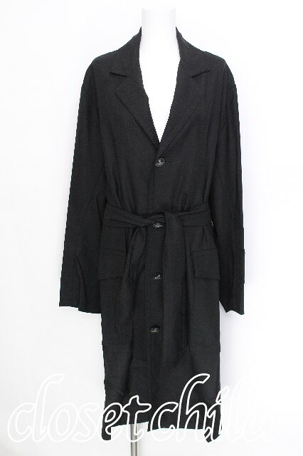 税込3980円以上買いもとめるで【貨物輸送無料】【USED】Vivienne Westwood / ウールロングジャケットヴィヴィアンウエストウッド ビビアン 黒 【中古】 S-26-06-10-048-co-AS-ZS