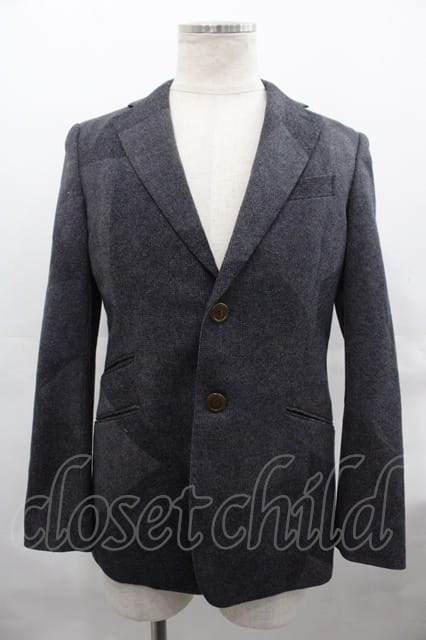 税込3980円以上購入で【送料無料】【USED】Vivienne Westwood MAN / DLジャケットヴィヴィアンウエストウッド ビビアン46 グレーチェック 【中古】 I-25-07-30-022-jc-HD-ZI|closetchild