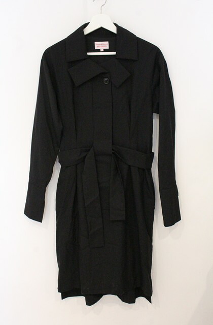 税込3980円以上買いもとめるで【貨物輸送無料】【USED】Vivienne Westwood / ボウネックワンピースヴィヴィアンウエストウッド ビビアン1 黒いこと 【中古】 O-26-05-17-004-op-YM-os