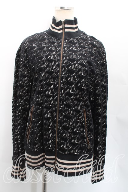 税込3980円以上購入で【送料無料】【USED】Vivienne Westwood / カプセルコレクションORBリピートジップアップブルゾン ヴィヴィアンウエストウッド ビビアン00（ワンサイズ） 黒 【中古】 H-25-11-02-039-to-OD-ZH