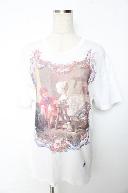 税込3980円以上買いもとめるで【貨物輸送無料】【USED】Vivienne Westwood MAN / SCULPTURE BOY プルオーバーヴィヴィアンウエストウッド ビビアンM 白いこと 【中古】 Y-25-11-05-029-to-SZ-ZS