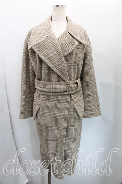 税込3980円以上買いもとめるで【貨物輸送無料】【USED】Vivienne Westwood / ECOコートヴィヴィアンウエストウッド ビビアン38（M好いかげんに） ベージュ 【中古】 H-25-12-14-010-co-OD-ZH コート・ジャケット-レディースファッション