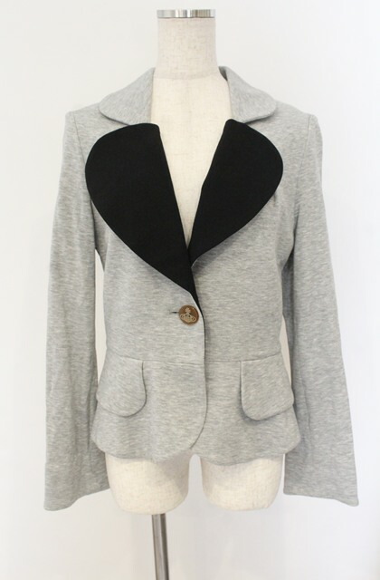 税込3980円以上購入で【送料無料】【USED】Vivienne Westwood / スウェットラブジャケット ヴィヴィアンウエストウッド ビビアン3 グレー 【中古】 O-26-01-25-013-jc-YM-OS 33,599円