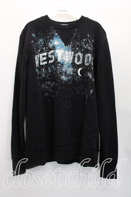 税込3980円以上購入で【送料無料】【USED】Vivienne Westwood / ミルキーウェイスウェット ヴィヴィアンウエストウッド ビビアンM 黒 【中古】 H-26-02-15-065-to-OD-ZH
