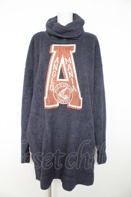 税込3980円以上【送料無料】【USED】ANGLOMANIA / ハイネックフリースワンピースヴィヴィアンウエストウッド ビビアン38 紺 【中古】 Y-26-02-22-026-op-SZ-ZY|closetchild