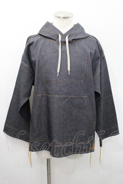 税込3980円以上購入で【送料無料】【USED】Vivienne Westwood MAN / GARBOフーディトレーナー ヴィヴィアンウエストウッド ビビアン46 デニム 【中古】 I-26-02-28-011-ts-AS-ZI