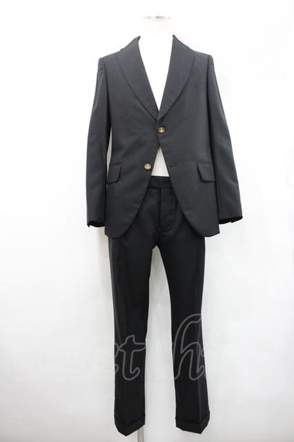 税込3980円以上購入で【送料無料】【USED】Vivienne Westwood MAN / DLスーツ ヴィヴィアンウエストウッド ビビアン46 ブラック 【中古】 I-26-02-28-013-su-YM-ZI 38,714円