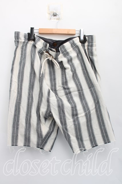 税込3980円以上買いもとめるで【貨物輸送無料】【USED】Vivienne Westwood MAN / ダブルウエストハーフパンツヴィヴィアンウエストウッド ビビアン46（メンズM好いかげんに） 灰ｘ生み出すこと 【中古】 H-26-03-22-033-pa-OD-ZH
