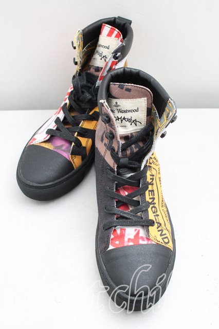 税込3980円以上購入で【送料無料】【USED】Vivienne Westwood / SIMIANシューズ ヴィヴィアンウエストウッド ビビアン37（23.5cm相当） 黒 【中古】 H-26-03-29-089-sh-OD-ZH