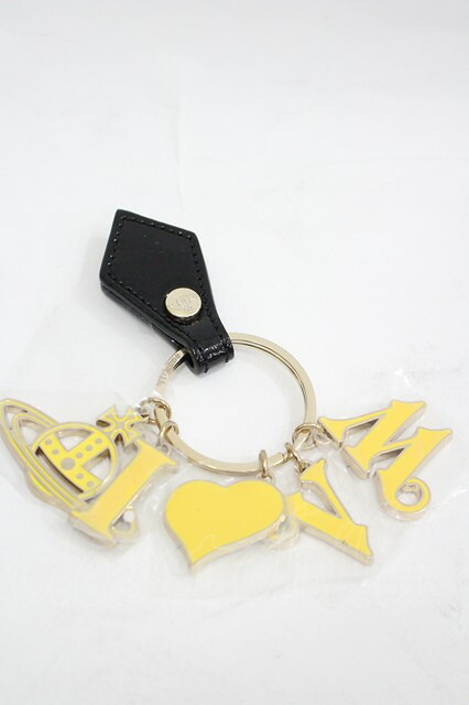 税込3980円以上購入で【送料無料】【USED】Vivienne Westwood / モチーフキーホルダー ヴィヴィアンウエストウッド ビビアン イエロー 【中古】 I-26-03-29-003-ac-HD-ZI