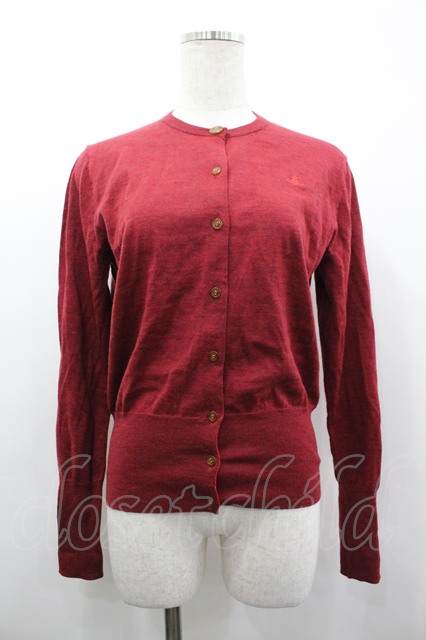 税込3980円以上購入で【送料無料】【USED】Vivienne Westwood / 単色オーブ刺繍 ニットカーディガンヴィヴィアンウエストウッド ビビアン3 【中古】 I-26-03-29-026-to-HD-ZI｜closetchild