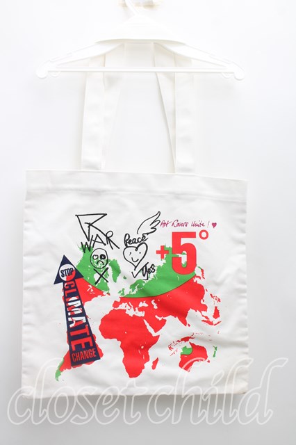 税込3980円以上買いもとめるで【貨物輸送無料】【USED】Vivienne Westwood / GET A LIFEﾄｰﾄﾊﾞｯｸﾞヴィヴィアンウエストウッド ビビアン 白 【中古】 H-26-04-12-033-ba-OD-ZH バッグ・小物・ブランド雑貨-レディースバッグ