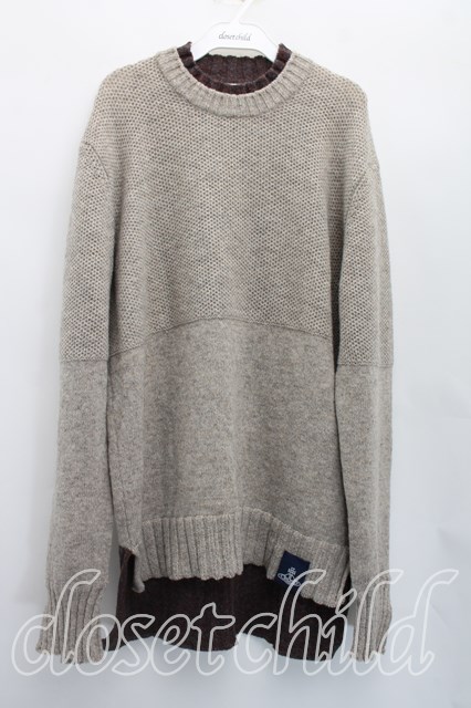 税込3980円以上購入で【送料無料】【USED】ANGLOMANIA / レイヤードニット ヴィヴィアンウエストウッド ビビアンL 茶 【中古】 H-26-04-19-040-to-OD-ZH