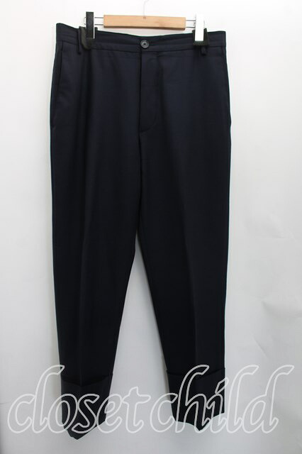 税込3980円以上購入で【送料無料】【USED】Vivienne Westwood MAN / スラックスヴィヴィアンウエストウッド ビビアン48（メンズL相当） 紺 【中古】 H-26-04-26-037-pa-OD-ZH｜closetchild