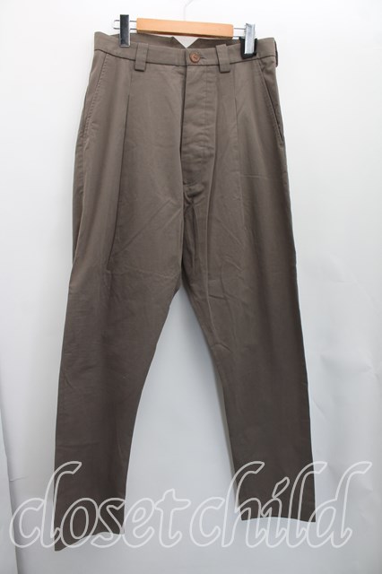 税込3980円以上購入で【送料無料】【USED】Vivienne Westwood / サルエルチノヴィヴィアンウエストウッド ビビアンS カーキ 【中古】 H-26-04-26-082-pa-OD-ZH｜closetchild 7,635円