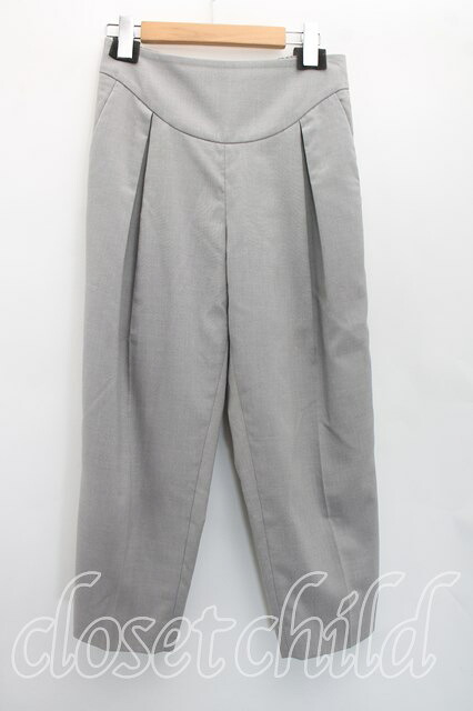 税込3980円以上買いもとめるで【貨物輸送無料】【USED】Vivienne Westwood / ハイウエストパンツヴィヴィアンウエストウッド ビビアン1（7号好いかげんに） 灰 【中古】 H-26-05-17-031-pa-OD-ZH