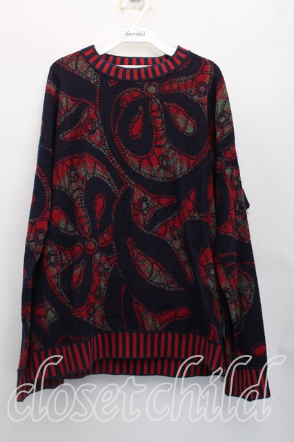 税込3980円以上買いもとめるで【貨物輸送無料】【USED】Vivienne Westwood MAN / ダブルレジスターレーストップスヴィヴィアンウエストウッド ビビアン44（メンズS好いかげんに） 紺ｘ赤 【中古】 H-26-05-31-024-to-OD-ZH