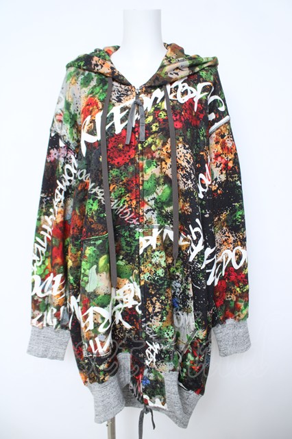 税込3980円以上購入で【送料無料】【USED】Vivienne Westwood / FREEDOM FIGHTERジップパーカーヴィヴィアンウエストウッド ビビアン00 グリーン 【中古】 Y-26-06-14-018-to-SZ-ZY｜closetchild