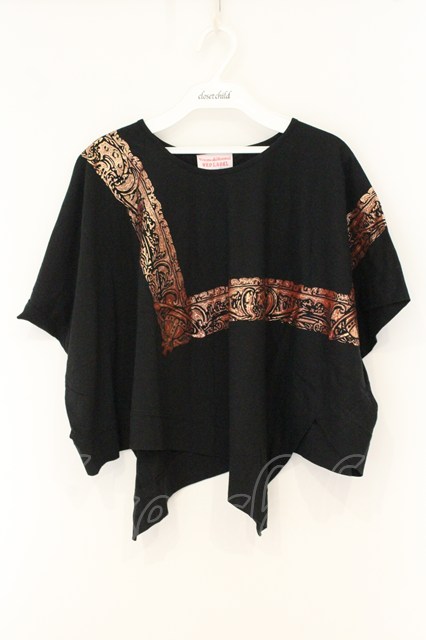 税込3980円以上購入で【送料無料】【USED】Vivienne Westwood / 額縁スクエアカットソーヴィヴィアンウエストウッド ビビアン2 ブラック 【中古】 O-26-07-12-046-to-YM-OS|closetchild