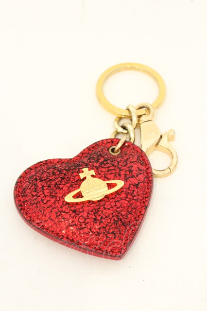 税込3980円以上購入で【送料無料】【USED】Vivienne Westwood / STRASS GADGET キーホルダーヴィヴィアンウエストウッド ビビアン レッドｘゴールド 【中古】 O-26-07-12-078-gd-YM-OS｜closetchild