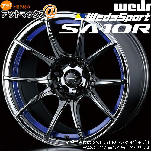 weds sport SA-10R BLC 18×7.5J+35 5H PCD114.3 4本セット 新品未使用 ブルーライトクローム wedssport⁄SA-10R デリカD:5 CV5W FF ホイール 2本セット 0072625×218