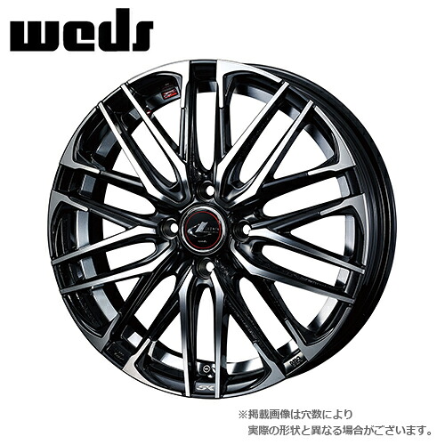 【4本購入で特典付】WEDS ウェッズ 0039047 アルミホイール1本 レオニス SK 15インチ リム幅5.5J インセット+50 4穴 PCD100 PBMC